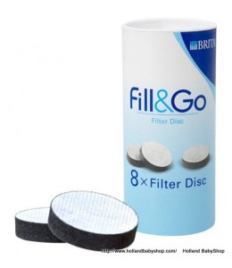 BRITA Fill&Go Filter Disks 8-pack